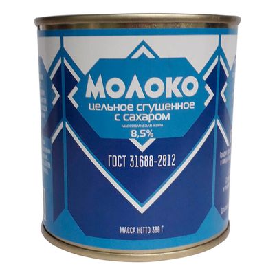 Молоко сгущенное м.д.ж. 8,5% 30шт*380 гр (Россия)
