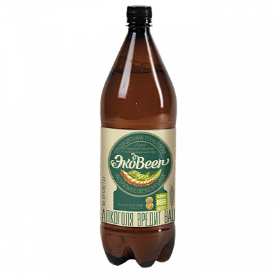 Пиво «ЭкоBeer» пастеризованное 1,4л