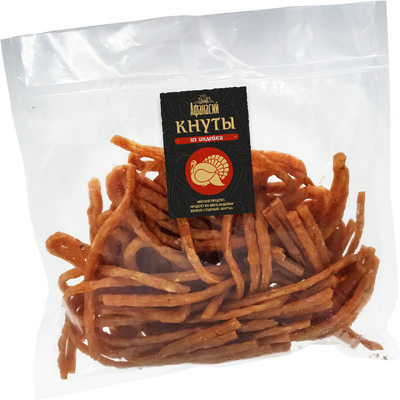 Кнуты из мяса индейки вялено-сушеный,  0,500кг