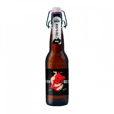 Пиво «ТАНДEМ Brune» темное фильтрованное 0,33л