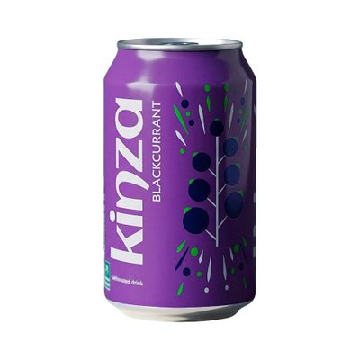 Газированный напиток KINZA BLACKCURRANT 320ml ( упак 24 шт )