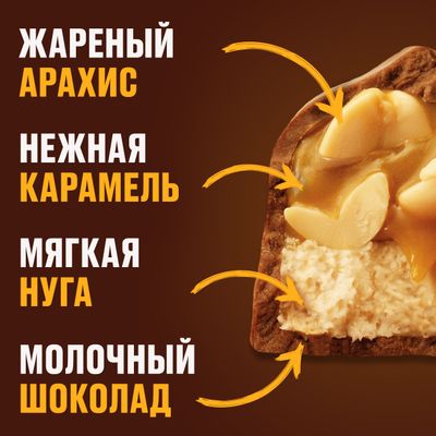 Шоколадные конфеты Snickers minis с карамелью, арахисом и нугой, пакет 180 г