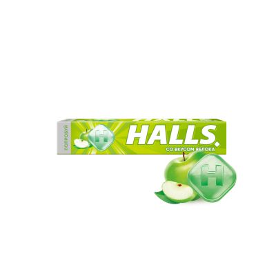КАРАМЕЛЬ ЛЕДЕНЦОВАЯ HALLS СО ВКУСОМ ЯБЛОКА 25г