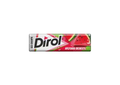 Жевательная резинка DIROL без сахара со вкусом арбуза, 13.6г