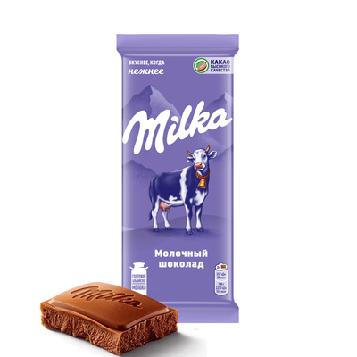 Шоколад молочный "Милка", 80г