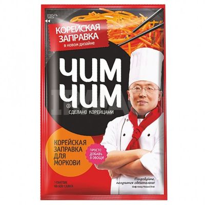 Корейская заправка Чим-Чим для моркови пакет 60г 1/4/12