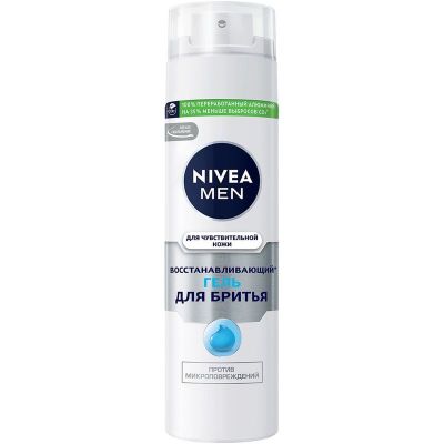 Гель для бритья NIVEA MEN Восстанавливающий для чувствительной кожи 200мл