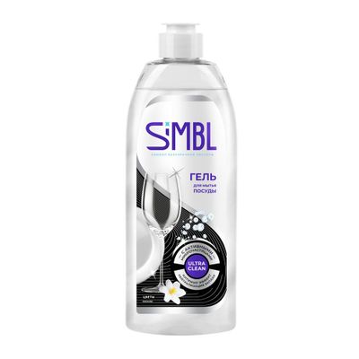 Гель для ручного мытья посуды SIMBL 450мл с ароматом Цветов