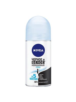 Дезодорант для тела NIVEA Невидимая защита для черного и белого 50мл