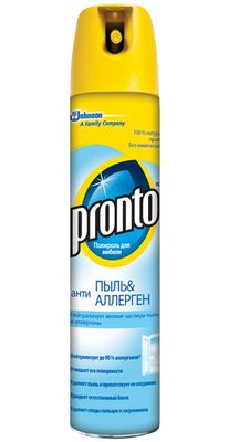 Полироль для мебели Pronto аэрозоль антиаллерген 250мл