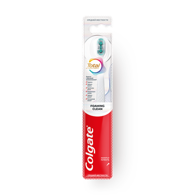 Зубная щетка COLGATE Total 1шт Пенная чистка средней жесткости