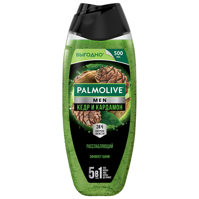 Гель для душа Palmolive Men Кедр и Кардамон расслабляющий 500мл