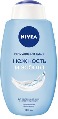 Гель для душа NIVEA Нежность Забота 600мл