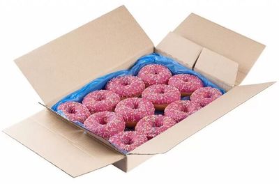 Донат Stokson WILD FRUITS c начинкой из лесных ягод коробка 12 шт*70 г