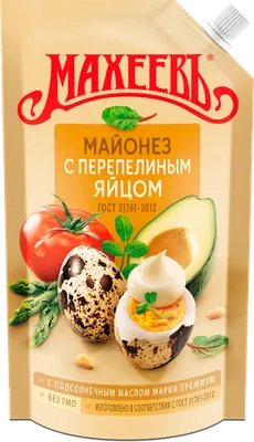 Майонез Махеевъ 67% с перепелиным яйцом 400мл