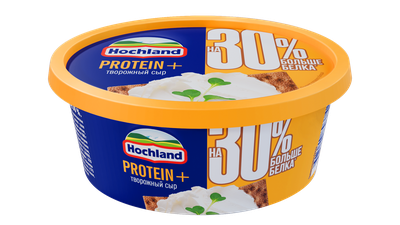 Сыр Хохланд творожный сливочный "PROTEIN+" пл/в 140г