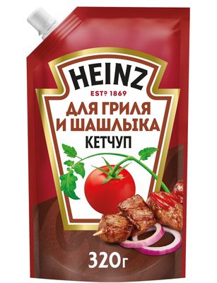 Томатный кетчуп Heinz для гриля и шашлыка, 320г