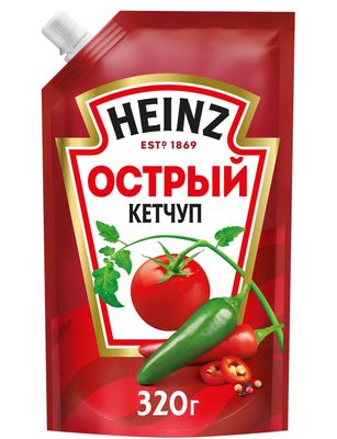 Томатный кетчуп Heinz острый, 320г
