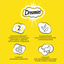 Лакомство для кошек Dreamies подушечки с говядиной, 60г