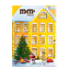 Новогодний подарок набор сладостей M&M'S и друзья Адвент-календарь на Новый Год, набор конфет M&M'S, Snickers, Twix, Bounty, Milky Way, Mars с пазлом, 233 г