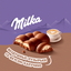 Шоколад молочный пористый "Milka Bubbles" с начинкой со вкусом капучино, 87г