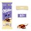 Шоколад молочный пористый "Milka Bubbles" c кокосовой начинкой, 87г