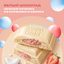 ШОКОЛАД БЕЛЫЙ ПОРИСТЫЙ "АЛЬПЕН ГОЛЬД" "AERATED (ПОРИСТЫЙ)" С КЛУБНИЧНО-КОКОСОВОЙ НАЧИНКОЙ 14x75 г