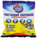 Чистящий порошок универсальный ВЫГОДНАЯ УБОРКА Лимон 400г (пакет) (РК)