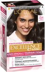 Краска для волос L'OREAL Excellence 270мл 200 Темно-коричневый