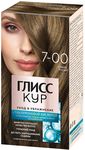 Краска для волос ГЛИСС КУР 135мл Уход & Увлажнение 7-00 Тёмно-русый