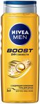 Гель для душа NIVEA MEN 500мл тела, лица и волос BOOST 3в1