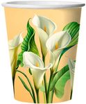 BGREEN 10шт Стакан картонный 0,25л Каллы (21 new)