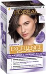 Краска для волос L'OREAL Excellence Cool 270мл 5.11 Ультрапепельный,Светло-Каштановый