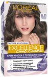 Краска для волос L'OREAL Excellence Cool 270мл 6.11 Ультрапепельный,Темно-Русый