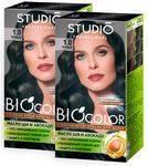 Крем-краска для волос Biocolor 50/50/15мл 1.0 Черный