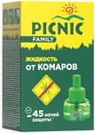 Средство от летающих PICNIC Family 30мл жидкость от комаров 45 ночей*12