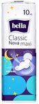 Прокладки впитывающие BELLA 10шт Classic Nova Maxi (новый дизайн)
