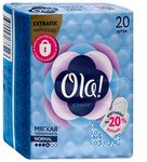 Женские гигиенические прокладки OLA! Classic Wings Singles Normal 20шт толстые Мягкая поверхность с крылышками в индивидуальной уп