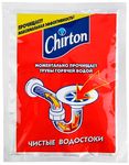 Cредство для прочистки труб CHIRTON 80г порошок ГОРЯЧЕЙ водой