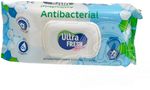 Влажные салфетки Ultra Fresh 72шт Antibacterial с клапаном (12шт/ящ)