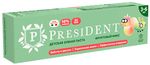 Зубная паста PRESIDENT 43г детская Фруктовый микс 3-6