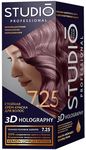 Крем-краска для волос STUDIO 3D Golografic 50/50/15мл 9.25 Розовое золото*6