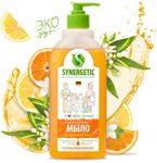 Мыло жидкое SYNERGETIC 500мл биоразлогаемое для мытья рук и тела Фруктовый Микс*14