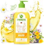 Мыло жидкое SYNERGETIC 500мл биоразлагаемое для мытья рук и тела Полевые цветы*14