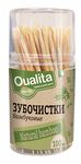 Зубочистки QUALITA 100шт Бамбуковые*216