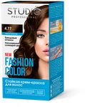 Крем-краска для волос STUDIO FASHION COLOR 50/50/15мл Тёмный шоколад 4.77