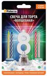 Свечи для торта PATERRA 1шт Свеча Волшебная, цифра 8*24
