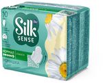 Женские гигиенические прокладки OLA! Silk Sense 10шт ULTRA NORMAL ультратонкие для нормальных выделений Мягкий шелк