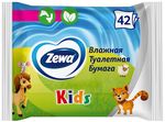Влажная туалетная бумага ZEWA 40шт Детская