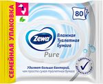Влажная туалетная бумага ZEWA Pure 80шт